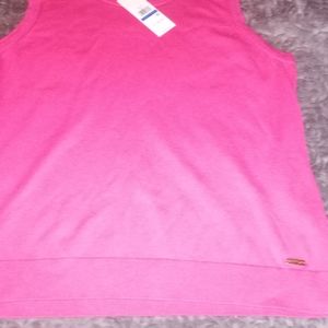 Calvin Klein womens Sleeveless Knitted shirt